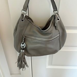 Michael Kors Gray Leather Purse